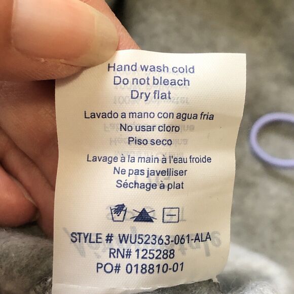 Aeropostale Aero Sport Fleece Crop Hoodie Kangaroo Pocket Drawstring Waist Large - Picture 12 of 13